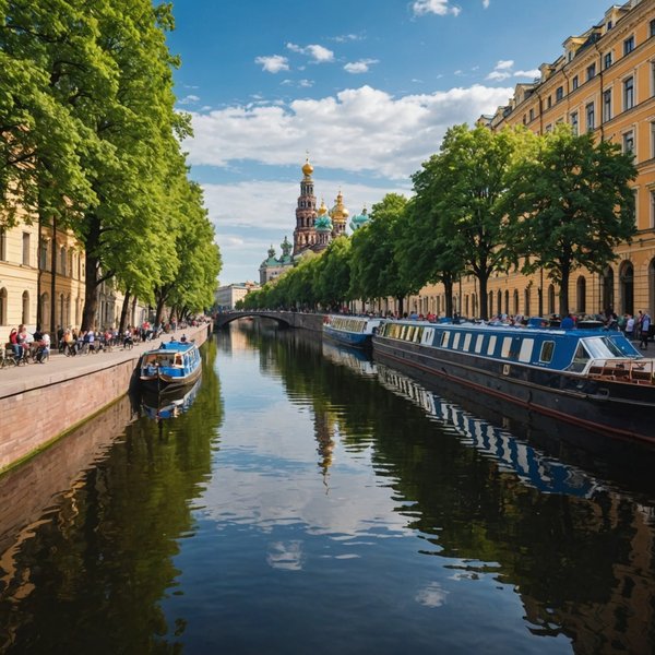 Quels sont les meilleurs itinéraires pour une croisière sur les canaux de Saint-Pétersbourg, Russie ?
